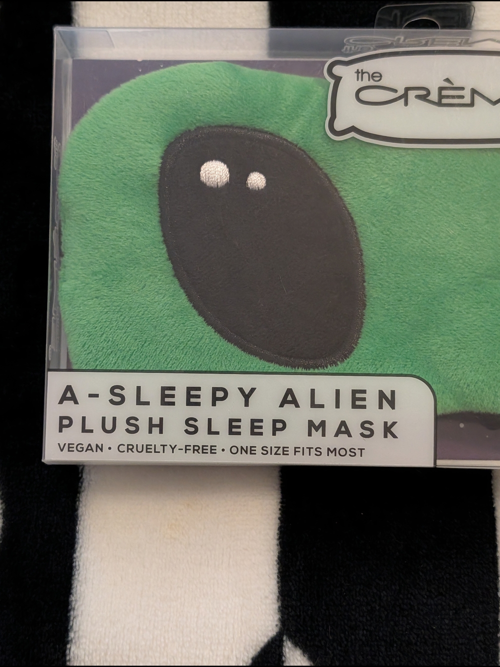 The Crème Shop A-Sleepy Alien Plush Sleep Mask Alien Eye Mask 🆕 - Picture 2 of 3